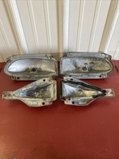 1959 59 Chevy El Camino Rear Tail Gate Inner Outer Tail Light Housing Set Lh Rh