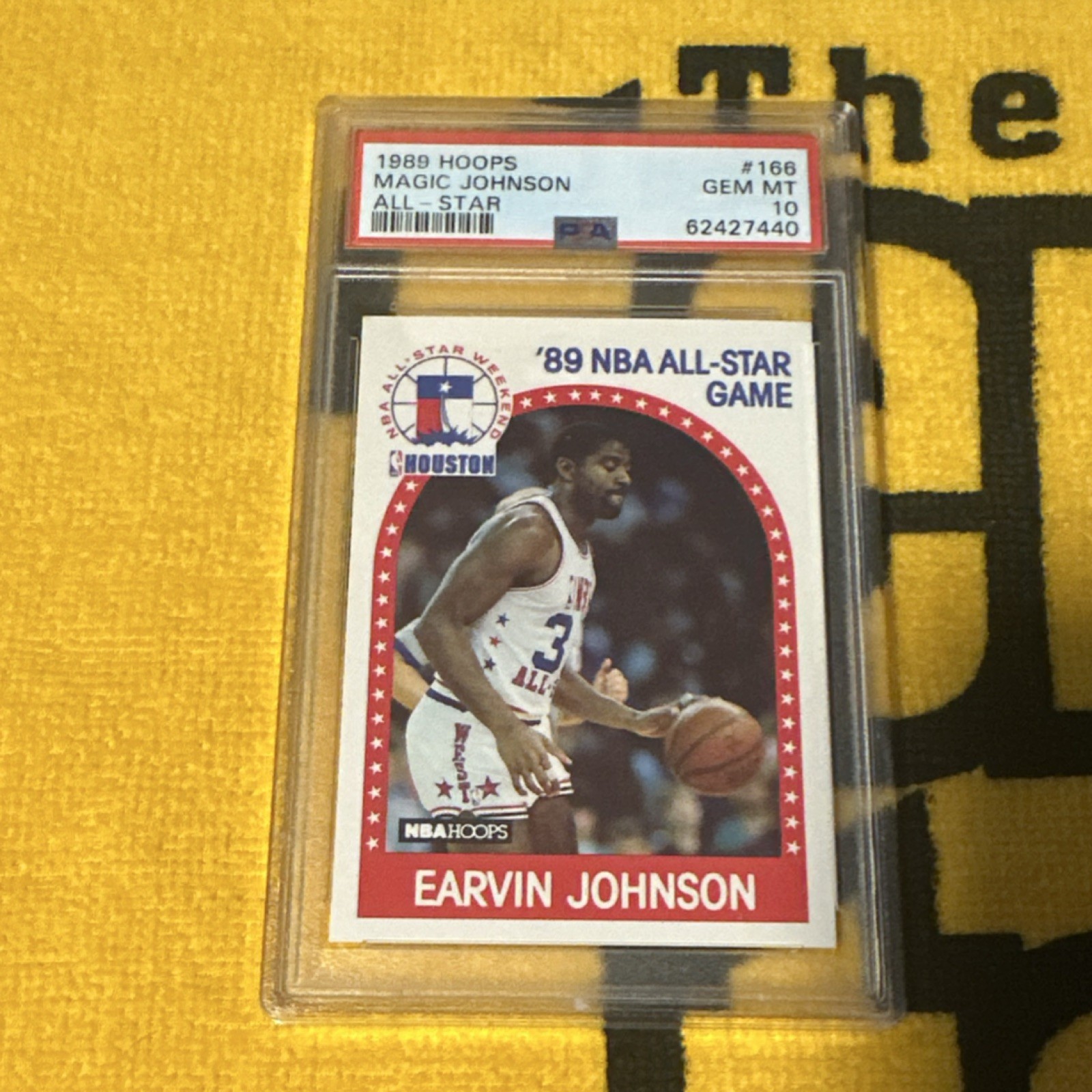 1989-90 NBA Hoops All-Star Magic Johnson #166 PSA 10 Los Angeles Lakers