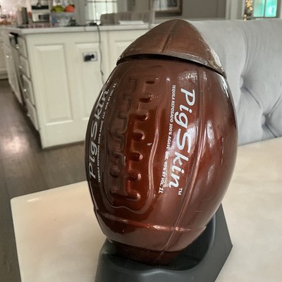 RARE Pig Skin football tequila bottle empty 