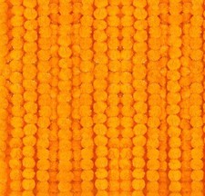 Krati Exports 5 PC - 5 feet Marigold Garland Indian/American Wedding Party