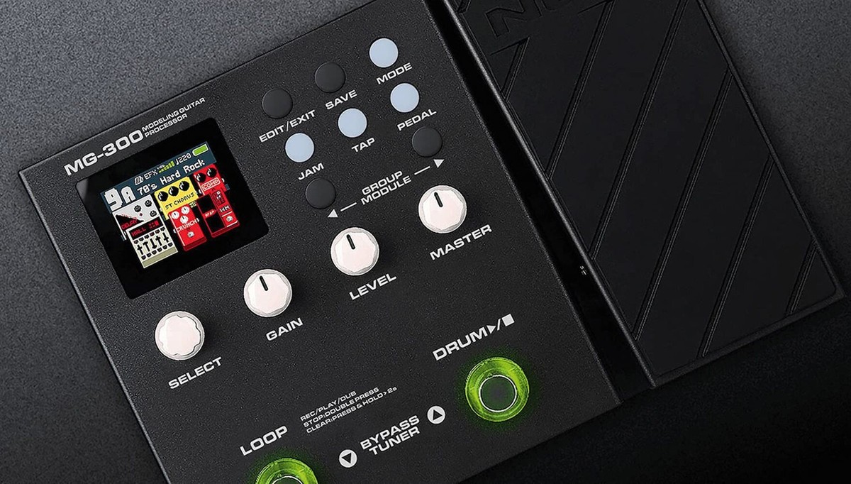 NUX MG-300 Modeling Guitar Processor and Multi-Effects Pedal for