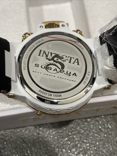 Invicta Subaqua Noma IIl Chronograph Quartz 3 Tone Men Watch 39000 NIB - Picture 5 of 5
