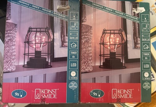 2 x Deko Laterne LED Lampe Indirektes Licht Neu Ovp - Bild 2 von 3