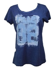 DIMENSIONE DANZA MAGLIETTA DONNA BLU BALLET 82 TG. XL 48 MAGLIA MANICA CORTA