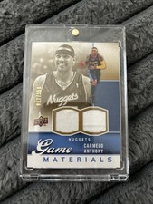 2009-10 Upper Deck Game Materials Carmelo Anthony #GJ-CA Gold /150 Game Used SP