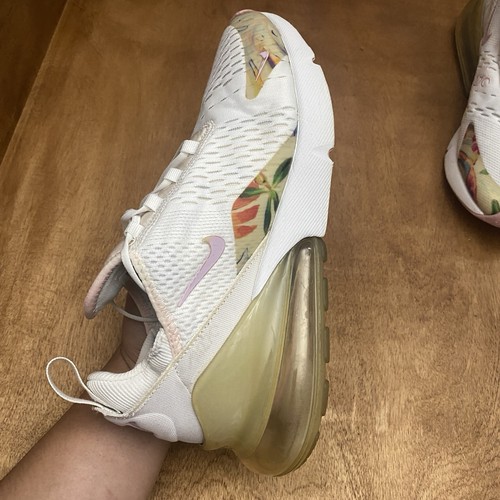 Nike Air Max 270 Women’s Size 10 Athletic Shoes White Floral Sneakers AT6819-100 - Picture 17 of 24