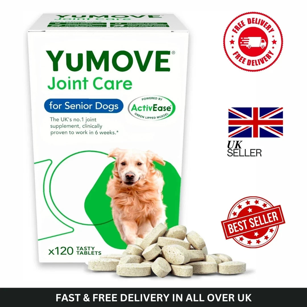 x2 Lintbells YuMOVE Dog Joint Supplement for Stiff Older Dogs - 120 Tablets UK - Image 2
