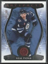 2023-24 UD Artifacts Neal Pionk 37 Base Copper 285/299
