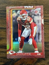 2025 Topps Chrome Football Trent McDuffie Leather Refractor • #154