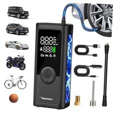 Tiny Pump Mini Bike Tire Pump - Max 120PSI Portable Electric Bicycle Air Pump