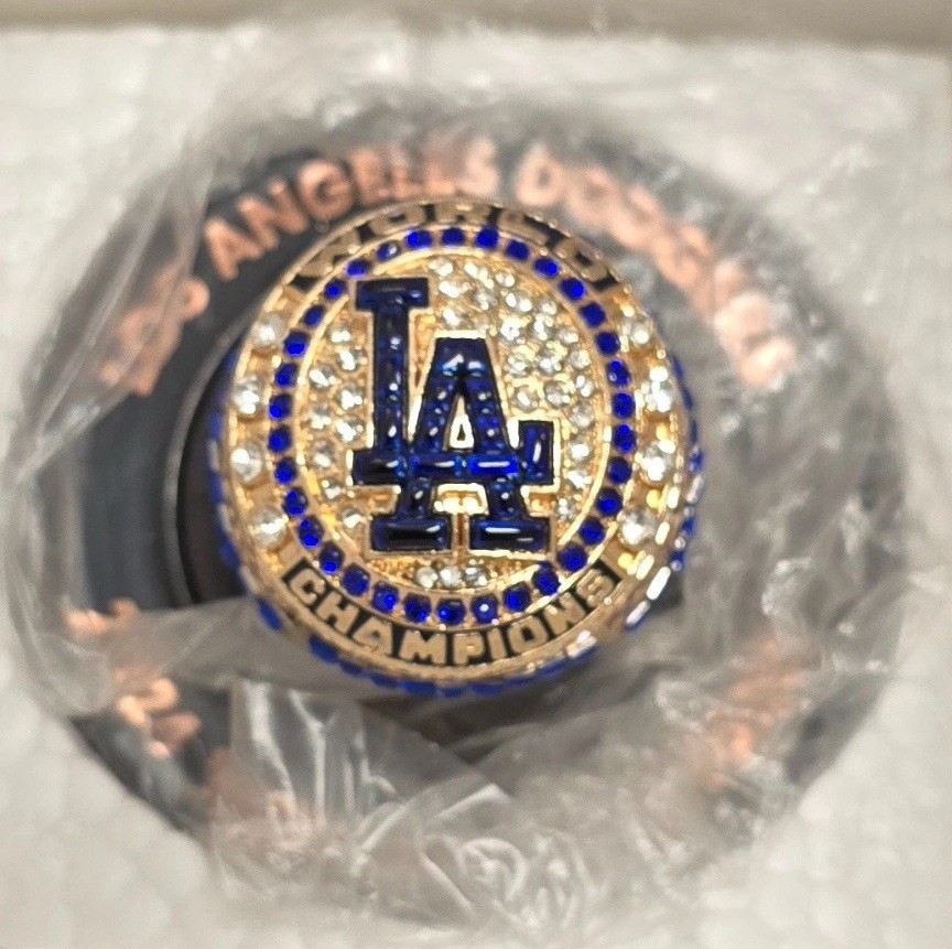 Miguel Rojas World Series Player Ring Dodgers 2024 Sga 7/21/2025