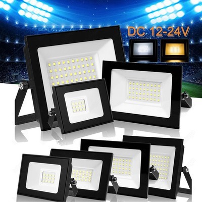 12V LED Fluter Strahler Scheinwerfer DC 12 Volt 10W 20W 30W 50W Außen Flutlicht