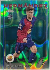 Unai Hernandez 13/199 Rookie Aqua Lava Topps Chrome UCC 2024/25