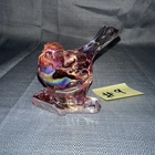 Vintage Fenton Pink Pearl Iridized Finish Bird on a Branch from 1980's 1980's