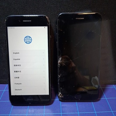 2 X Apple iPhone SE 2nd Gen 64GB Works or For Parts Metro Carrier Lot 