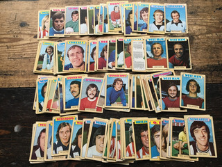 a & bc gum football cards 1973 blue backs series 1 x 92 cards