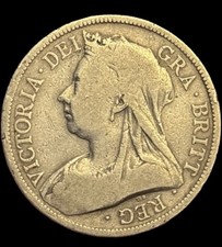 1893 Queen Victoria Half Crown Silver Vintage Coin