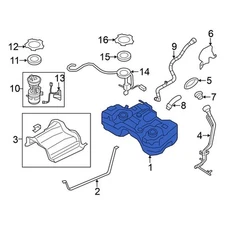 For Nissan Rogue 2015-2020 Nissan 172025HA0A Fuel Tank
