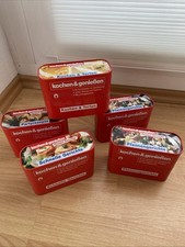 Kochen & Genießen Rezept-Sammler | 5 Boxen Mit Diversen Rezeptkarten 