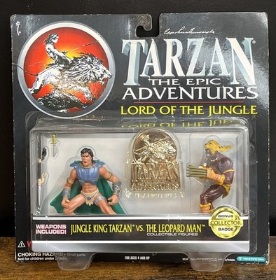 Tarzan the Epic Adventures Jungle King VS Leopard Man Trendmasters