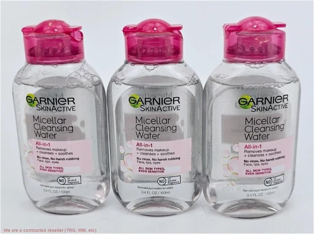 ВСЕГО 3 ШТУКИ! Мицеллярная очищающая вода Garnier SkinActive (все в одном)