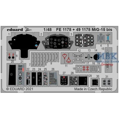 EDUARD EDFE1178 Mikoyan MiG-15bis 1/48