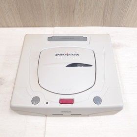 Sega Saturn White Console bundle with 3 Games Mobil Suit Gundam NTSC-J Japan