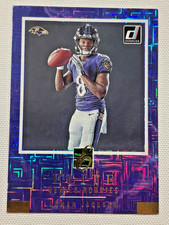 2018 LAMAR JACKSON DONRUSS ELITE SERIES ROOKIE CARD RC #ESR-17. rookie card picture