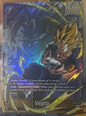 DBS Fusion World Vegito FB10-041 UC ALT ART Dragon Ball SUPER COMBO CROSS FORCE