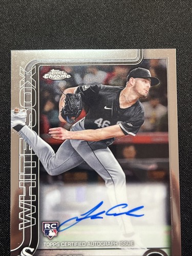 JAKE EDER 2025 TOPPS CHROME ROOKIE AUTOGRAPH WHITE SOX RC AUTO - Picture 2 of 6