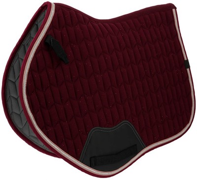 Sattelmatte EQUITHEME Eclat FULL BORDEAUX