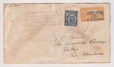 E6342: 1929 Panama to Belize 1st Flight Cover, SIGNED