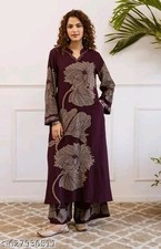 Readymad Rayon Kurta/kurti and plazoo Set for Women's Party Festive Outfit Gift