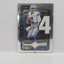 2024 Panini Select #14 Dak Prescott Select Numbers Dallas Cowboys 