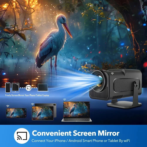 4K Projector 12000LMS 1080P 3D 5G WiFi Bluetooth Video Home Theater 200" Display - Picture 10 of 21