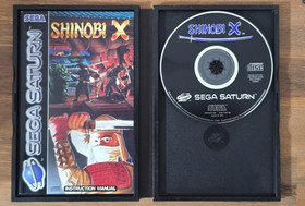 Shinobi X Sega Saturn PAL Australia Ozisoft ver Rare