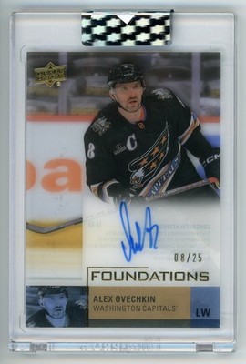 2022-23 UD Clear Cut - ALEXANDER OVECHKIN - FOUNDATIONS AUTO #FA-AO 08/25 SEALED