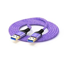 USB to Cable, 6FT 3.0 Male Type A A Cable 6FT, Purple