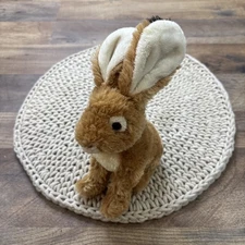 Wildlife Artists Jack Rabbit Plush 10” Realistic Stuffed Animal Tan