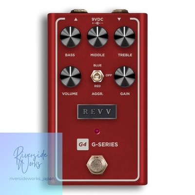 REVV Amplification G4 V2 Overdrive Verzerrung Effekpedal für Gitarre