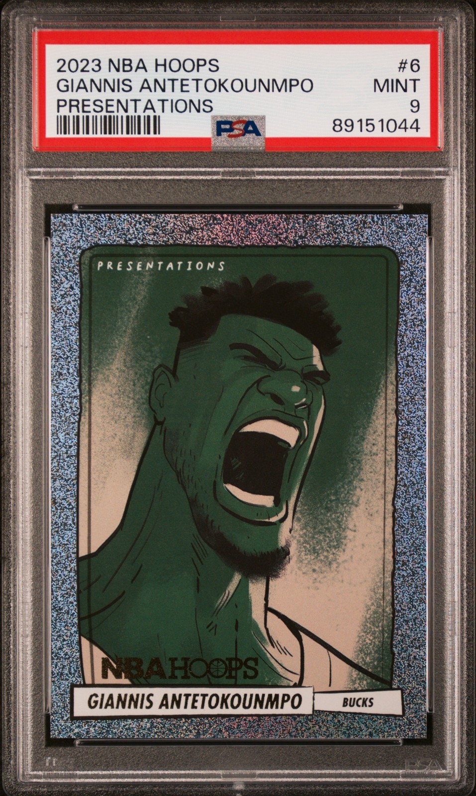 2023-24 Panini NBA Hoops - Presentations Giannis Antetokounmpo #6 CASE HIT!