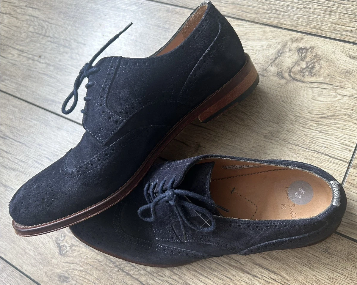 PS Paul Smith Navy Suede Chukka with Bright Blue Laces Paul Smith Suede Boots for Men for Sale | Shop New & Used  main image 3