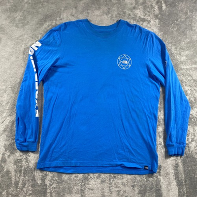 #ad The North Face Shirt Mens XL Blue Long Sleeve Expedition Proven Graphic Tee Logo $17.99