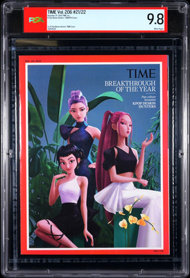 PSA 9.8 Top Pop! KPOP Demon Hunters TIME Magazine -Breakthrough Of The Year 2025