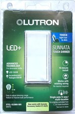 Lutron Sunnata LED+ Touch Dimmer Switch White...