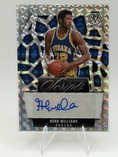 Panini Mosaic Scripts Autograph Herb Williams #MS-HRB Pacers 2024-25