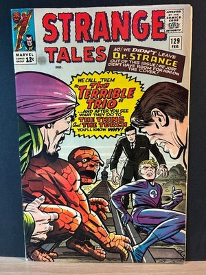 Strange Tales #129   VG/F   ''The Terrible Trio''