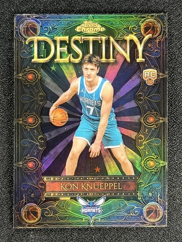 2025 Topps Chrome Kon Knueppel Refractors (RAW)