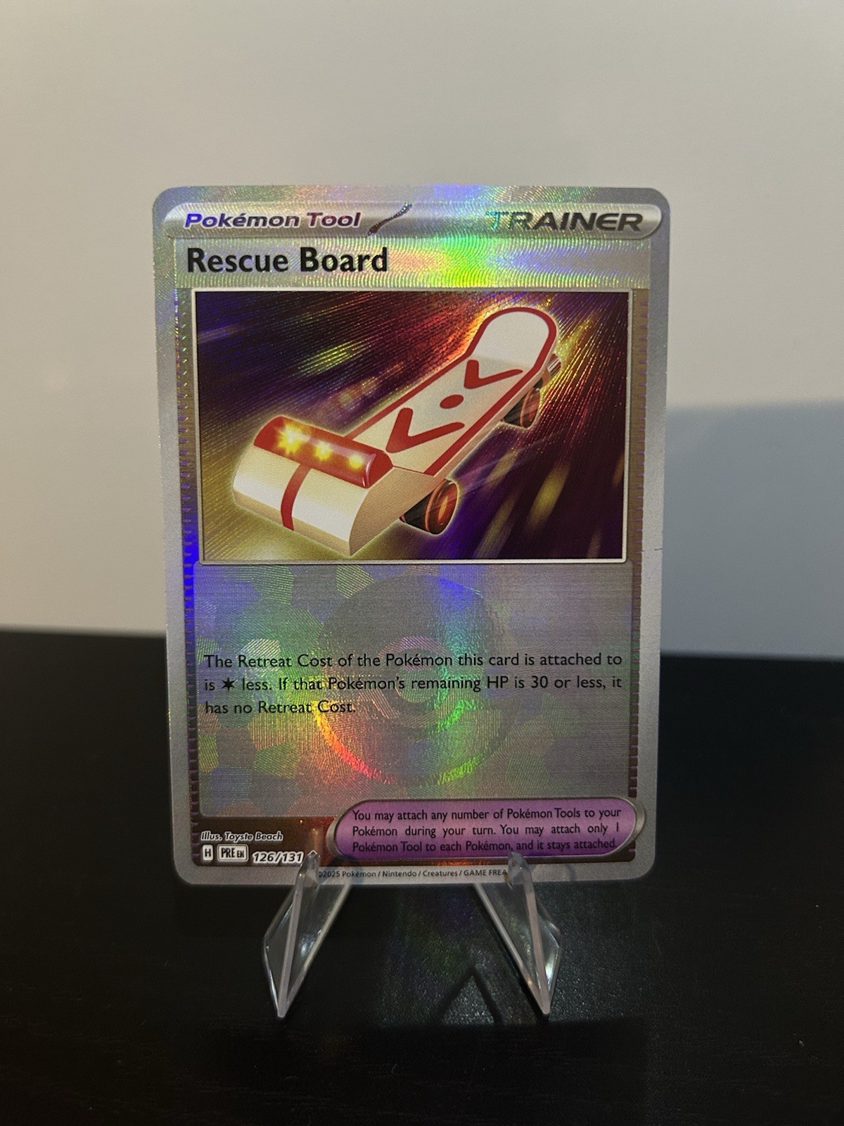 Rescue Board 126/131 Poke Ball  Prismatic Evolutions Pokemon Card NM