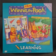 Disney LaserDisc Winnie the Pooh Learning Vol 1 Making Friends Sharing